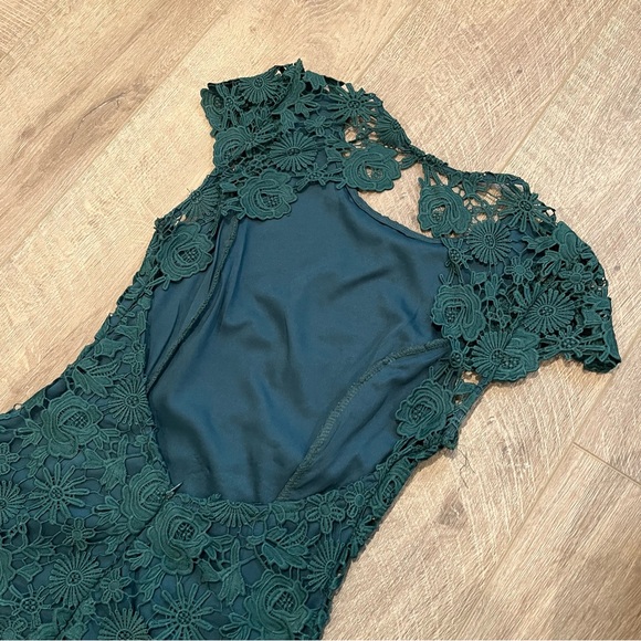 Lulu's Green Backless Mini Dress - Picture 7 of 9